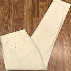 33x32 VINEYARD VINES SLIM FIT CHINOS COTTON/SPANDEX PANTS LIGHT KHAKI